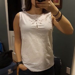 Banana republic cotton shell top